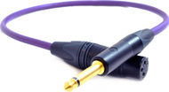 Kabllo Melodika Jack 6.3mm - XLR, 5m, e vjollcë