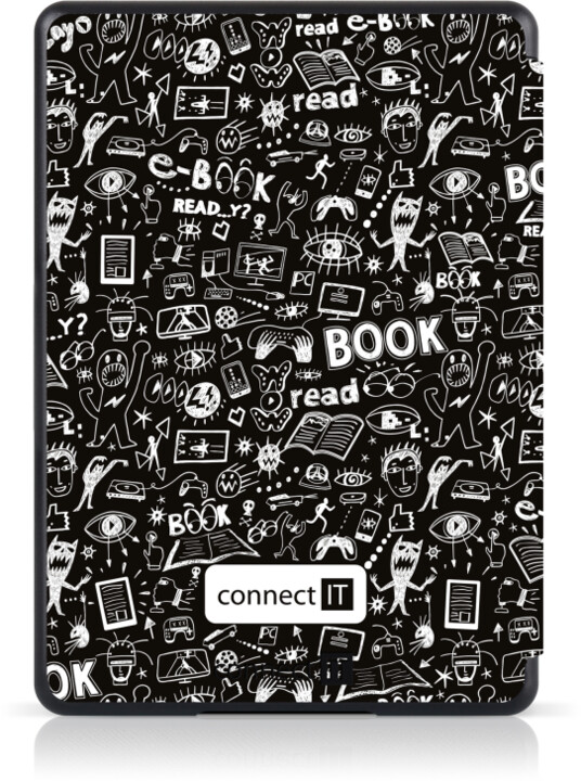 [OUTLET] Mbrojtëse CONNECT IT Doodle për Amazon New Kindle 2019/2020 (Gjen. e 10-të), e zezë