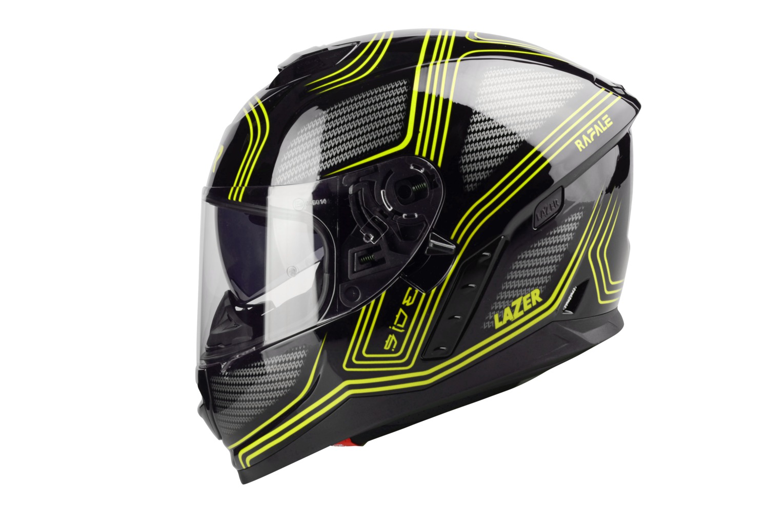 Helmetë integrale Lazer Rafale Darkside, sportive touring, e zezë verdhë