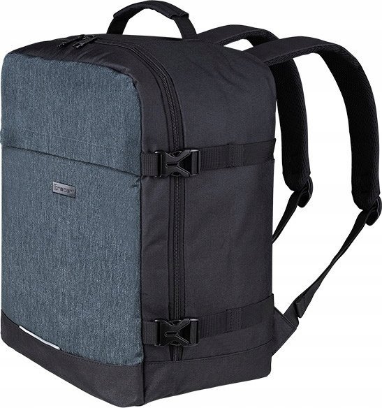 Çantë shpine cabin Tracer Squard 1, 15.6", 40x30x10–20cm, e zezë