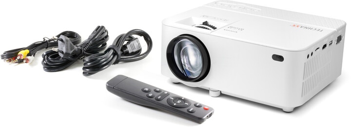 [OUTLET] Projektor Technaxx Mini LED FHD, i bardhë