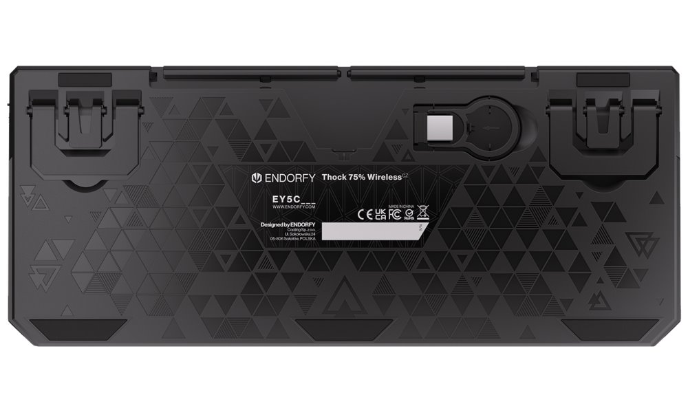 Tastierë Endorfy Thock 75% Wireless, CZ/SK, e zezë