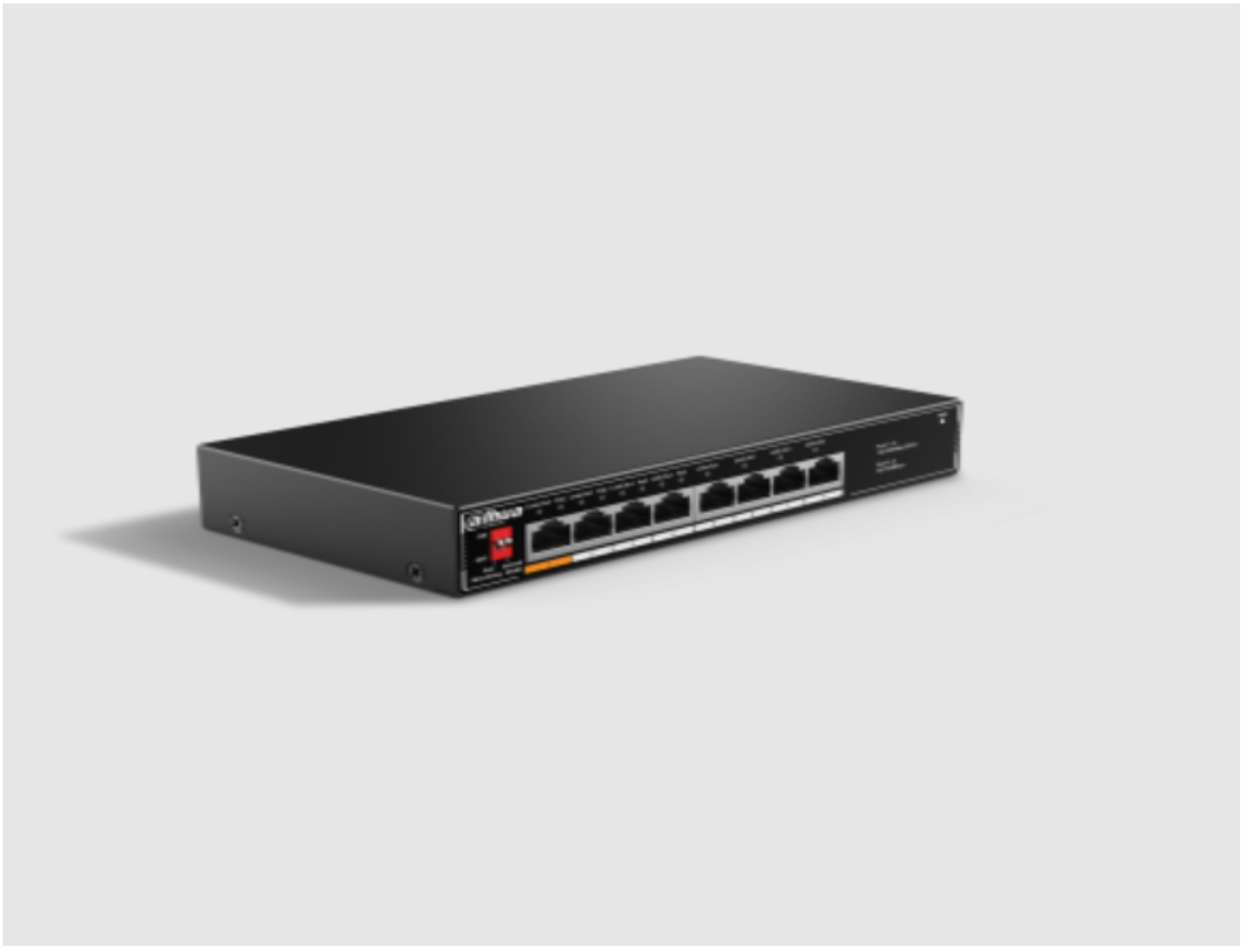 Switch i pamenaxhuar Dahua DH-SF1008LP, 8 porta 10/100, PoE 60W, desktop