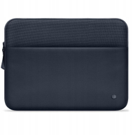Çantë laptopi Tech-Protect Sleeve 13-14", tekstil, xhep i përparmë, blu