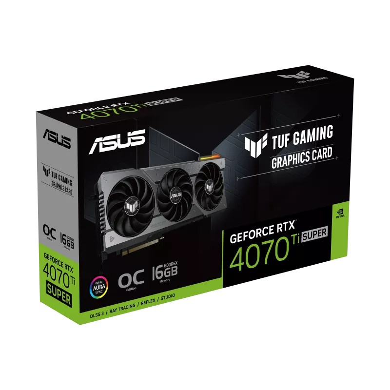 Kartë grafike ASUS TUF Gaming NVIDIA GeForce RTX 4070 Ti SUPER, 16 GB GDDR6X