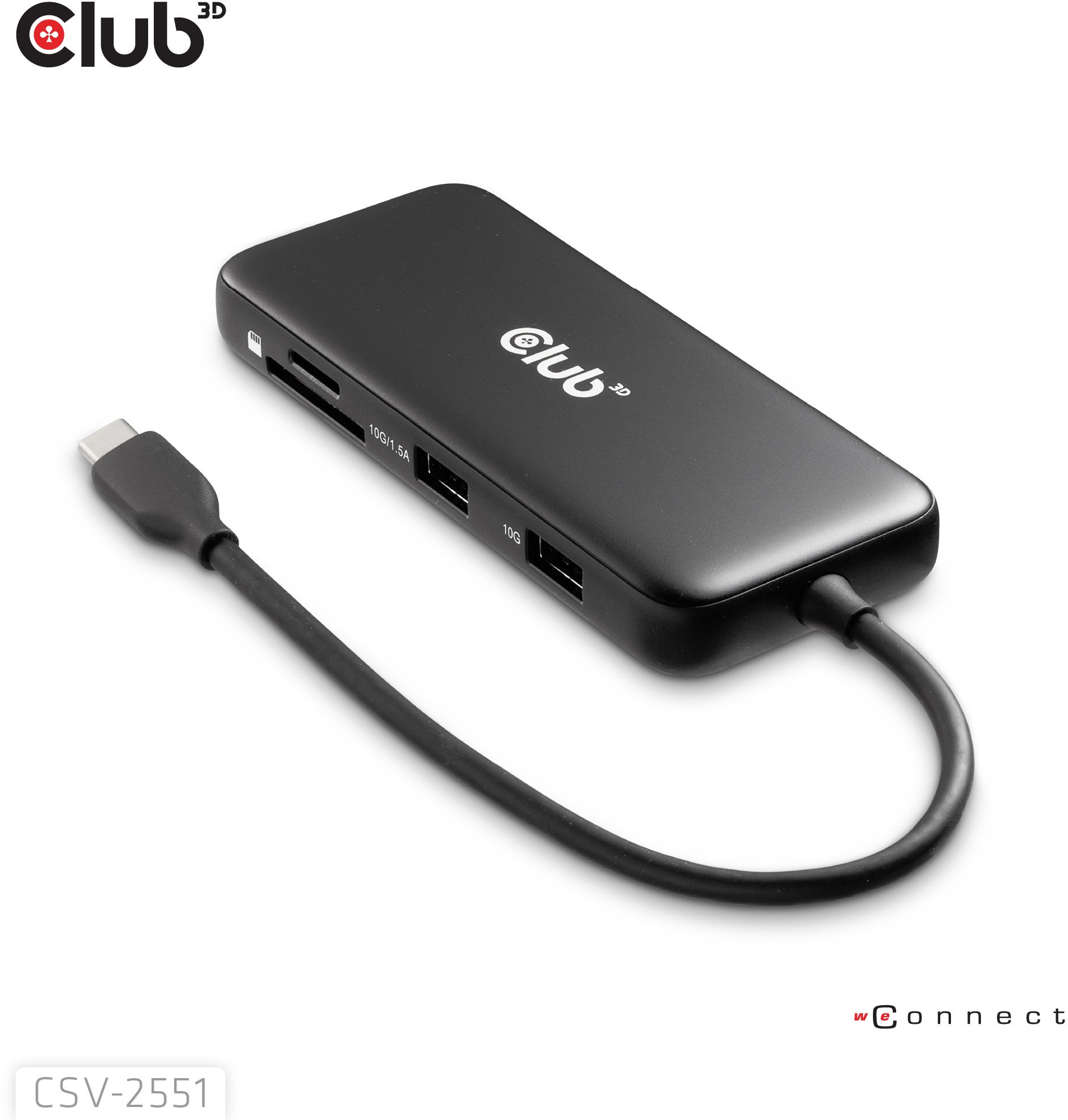 Stacion dokimi Club3D 8-in-1 USB Type-C, HDMI DP 8K, Power Delivery 100W, gri