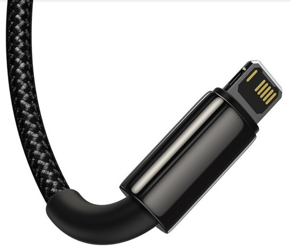 Kabllo karikuese BASEUS Superior 3në1, USB-A - USB-C / micro USB / Lightning, 1.5m, e zezë