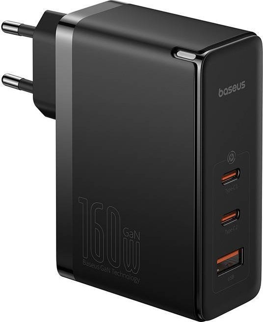Karikues muri Baseus 160W, 4 porta USB C PD QC PPS, i bardhë