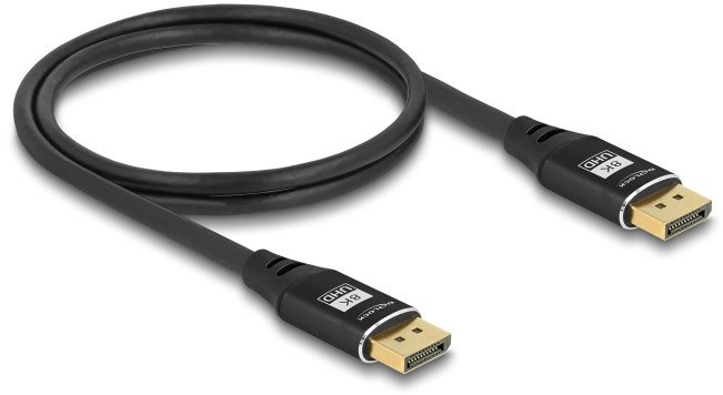 Видео кабел Delock DisplayPort 1.4, 3 m, 8K 60 Hz, црн