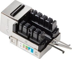 Fole moduli Lanberg Keystone, RJ45 - LSA FTP, cat.5e, 90 gradë për montimin e kutisë -KSF5-1090