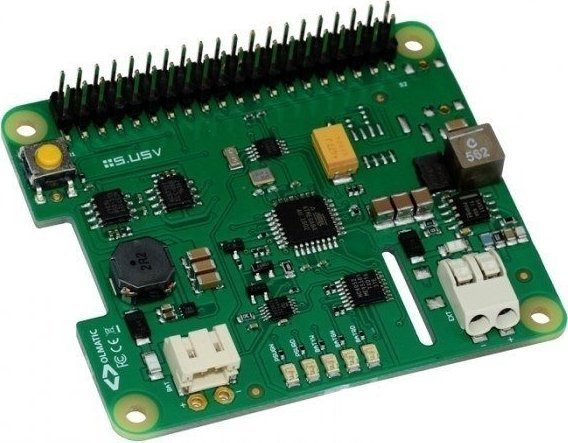 Modul energjie UPS Olmatic S.USV, për UP Board, kompakt, i gjelbër
