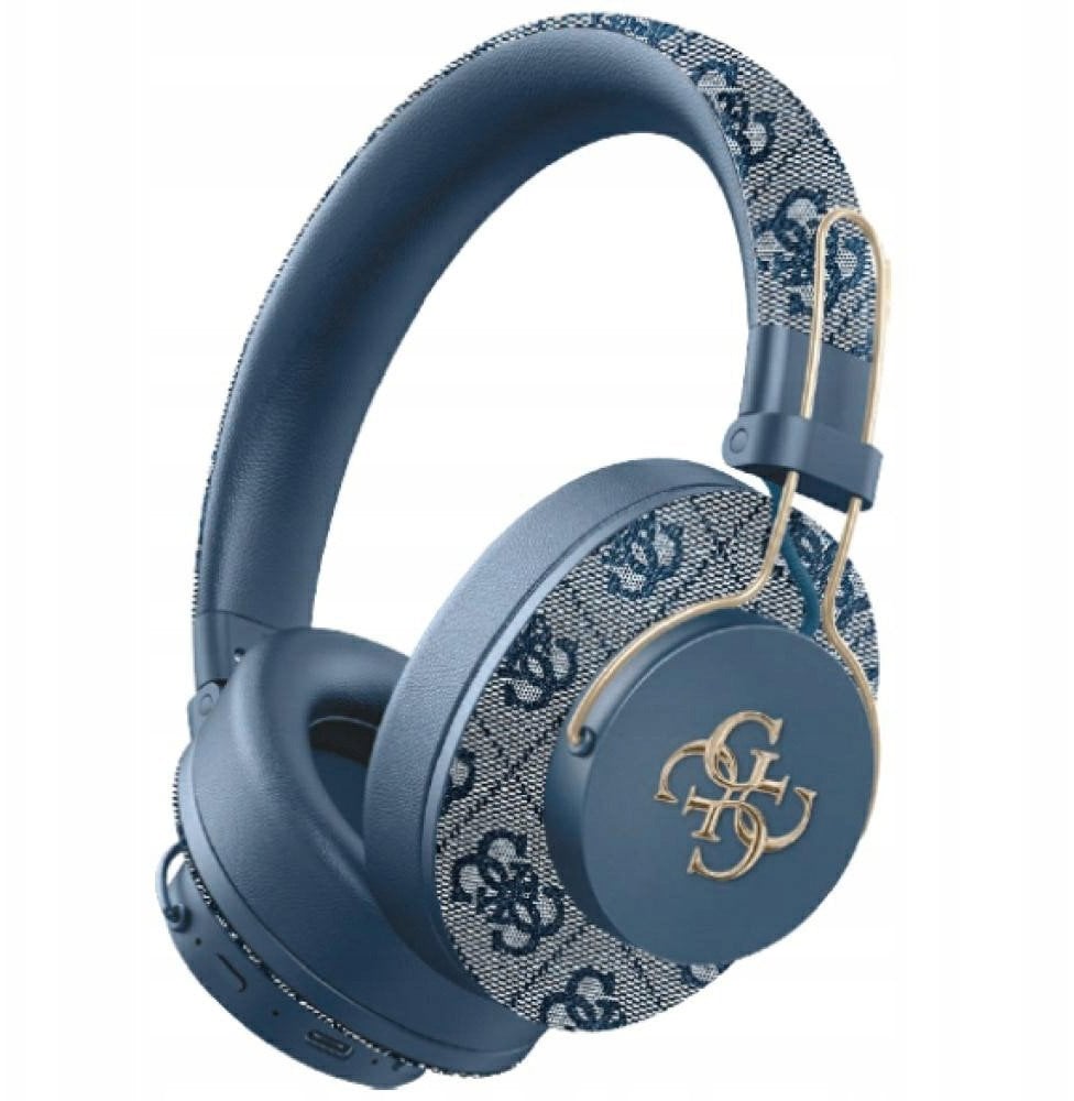 Kufje Bluetooth Guess GUBHS72P4FC4MB, on ear, ENC, blu