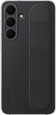 Mbulesë telefoni Samsung Standing Grip Case për Galaxy S25 FE, me këmbëz qëndrimi, e zezë