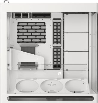 Куќиште PC HAVN HS420 VGPU, mid tower, калено стакло, бело