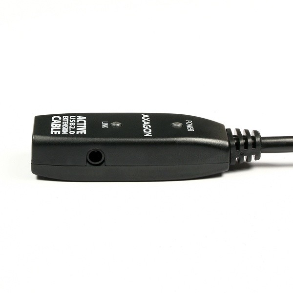 Kabllo zgjatëse / përsëritëse aktive AXAGON ADR-215 USB2.0, 15m, e zezë