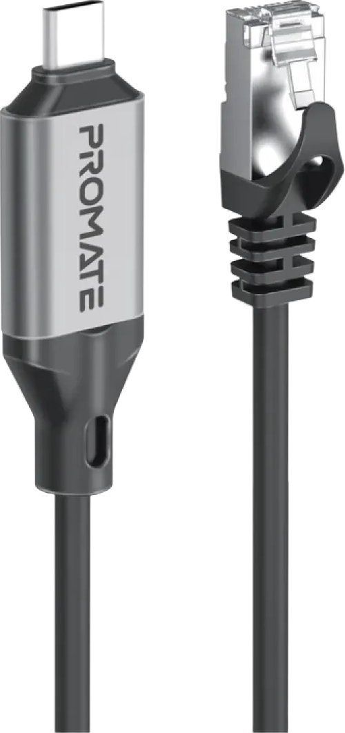 Адаптер USB-C во Gigabit Ethernet Clink RJ45, кабел, црн