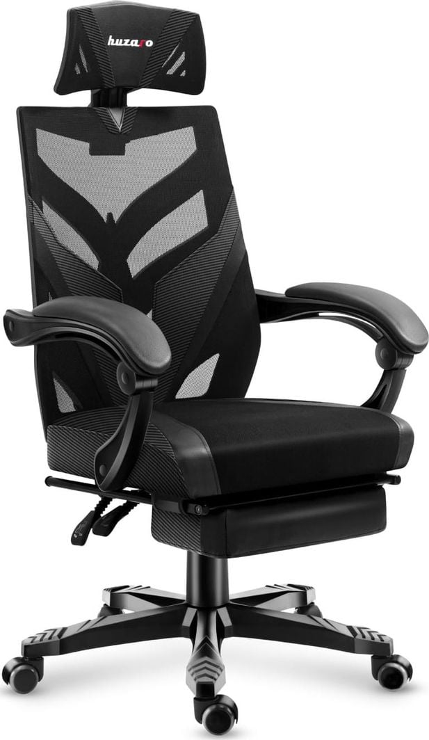 Karrige gaming Huzaro Combat 5.0, mekanizëm rrotullues, deri 140 kg, e zezë