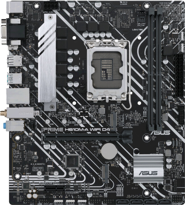 Матична плоча ASUS PRIME H610M-A WIFI D4 - Intel H610