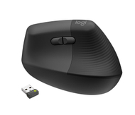 Maus Logitech Lift Vertical Ergonomic for Business, wireless, 4000 DPI, grafit
