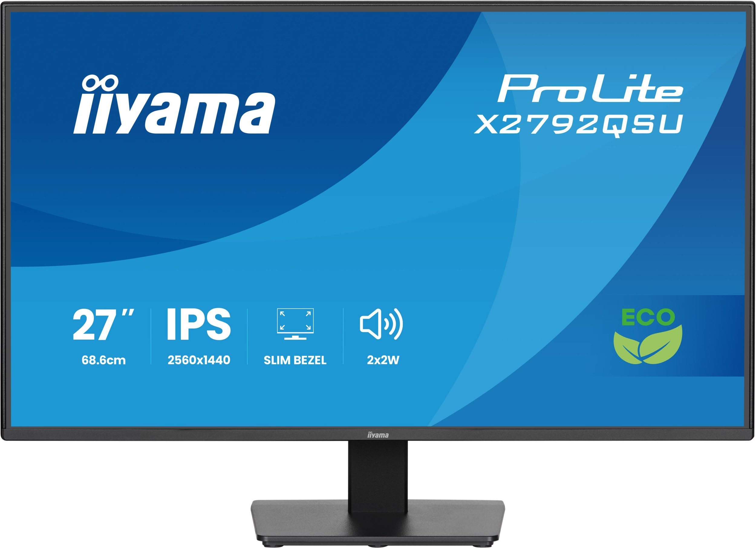 Monitor Iiyama ProLite X2792QSU, 27", QHD IPS, kornizë e hollë