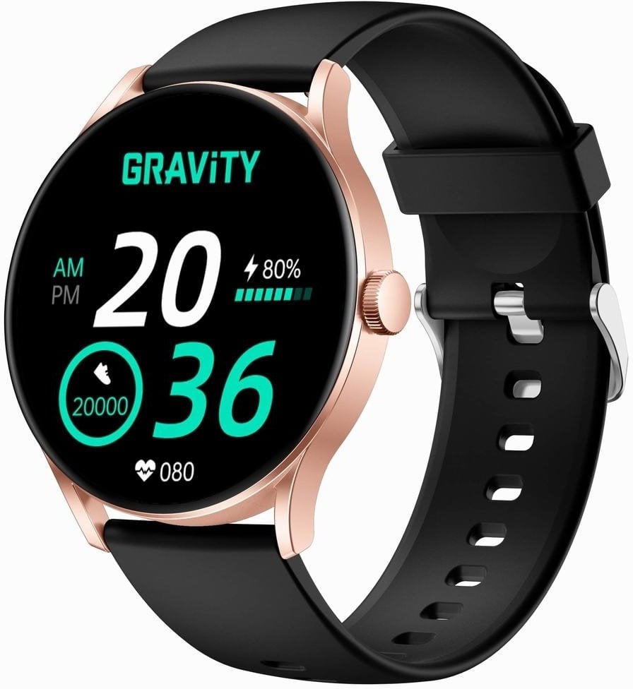 Smartwatch Fitpolo ID208Plus, ekran 1.8", 110 mënyra sportive, i zi