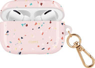Mbulesë mbrojtëse për kufje Uniq Coehl Terrazzo, për AirPods Pro, rozë