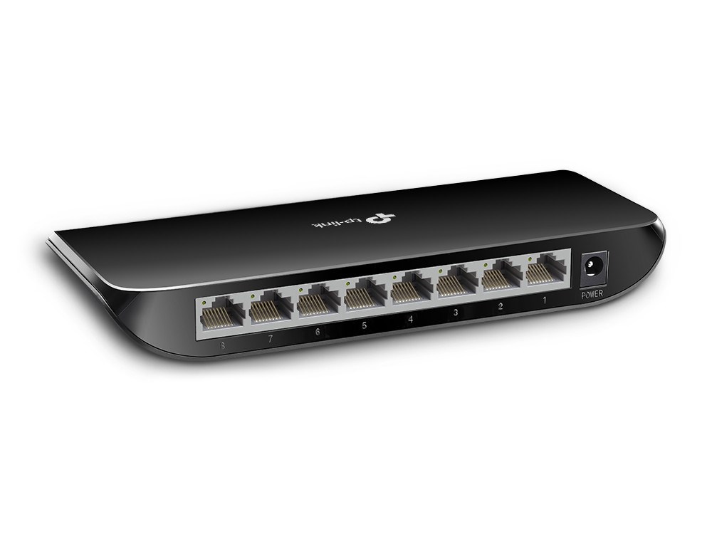 Switch rrjeti TP-Link TL-SG1008D, 8 porta Gigabit, 10/100/1000 Mbps
