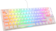Tastierë gaming Ducky One 3 Aura White TKL, Kailh Jellyfish Y, RGB, e bardhë