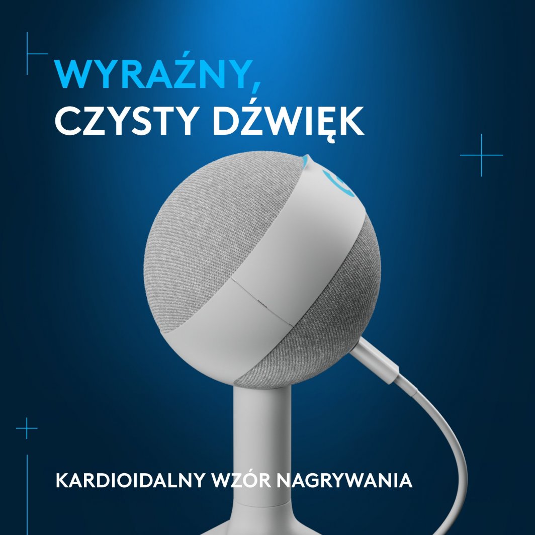 Mikrofon Logitech G Yeti Orb (988-000558), i bardhë