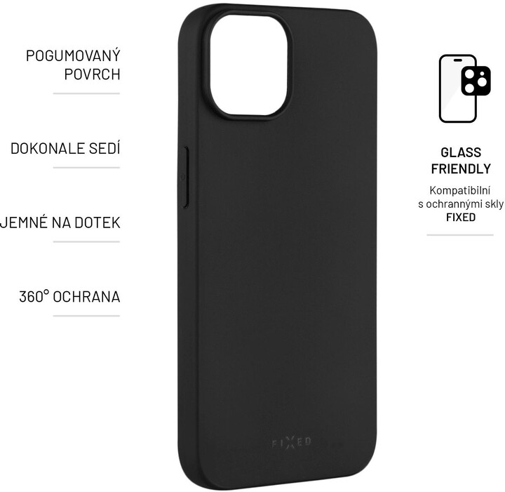 Mbrojtëse FIXED për Apple iPhone 14 Pro Max, e zezë