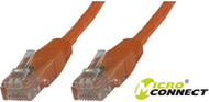 Kabllo rrjeti MicroConnect CAT6 U UTP, 1.5m, PVC, portokalli