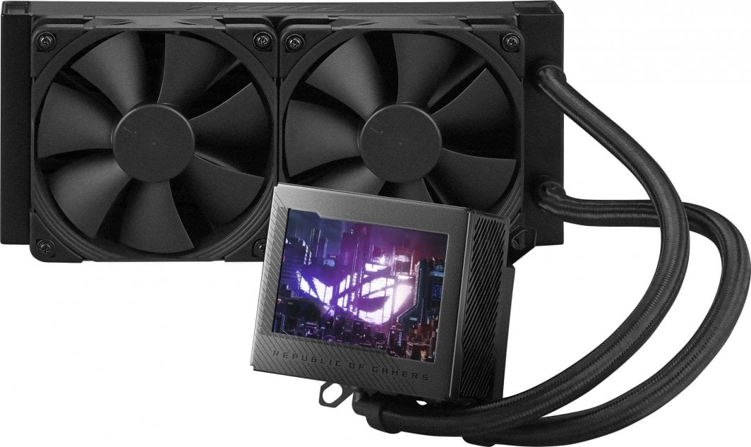 Ftohës me ujë Asus ROG Ryujin III 240 (90RC00K0-M0UAY0), 2000 rpm, 29.7dBa, 71.6CFM, 240mm, i zi