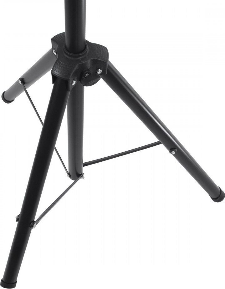 Stativ projektori Maclean MC-953, lartësi 1.1-1.8 m, çelik, i zi