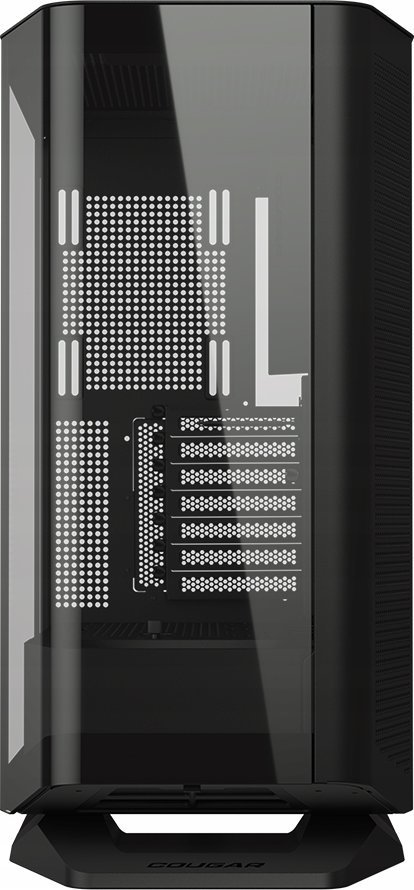 Kuti PC Cougar FV270, ATX Micro ATX, xham i temperuar, e zezë