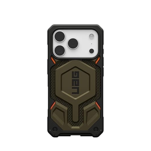 Mbulesë telefoni UAG Monarch Pro për iPhone 17 Pro, kompatibile me MagSafe, Kevlar, jeshile Element