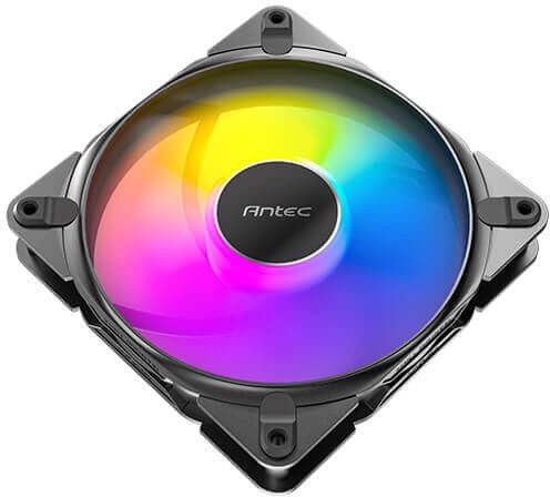 Ventilatorë kaste Antec TQ 12025 ARGB, 120mm, set 3 copë, të zinj