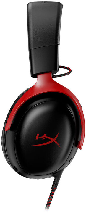 Kufje HyperX Cloud III - të zeza/ kuqe
