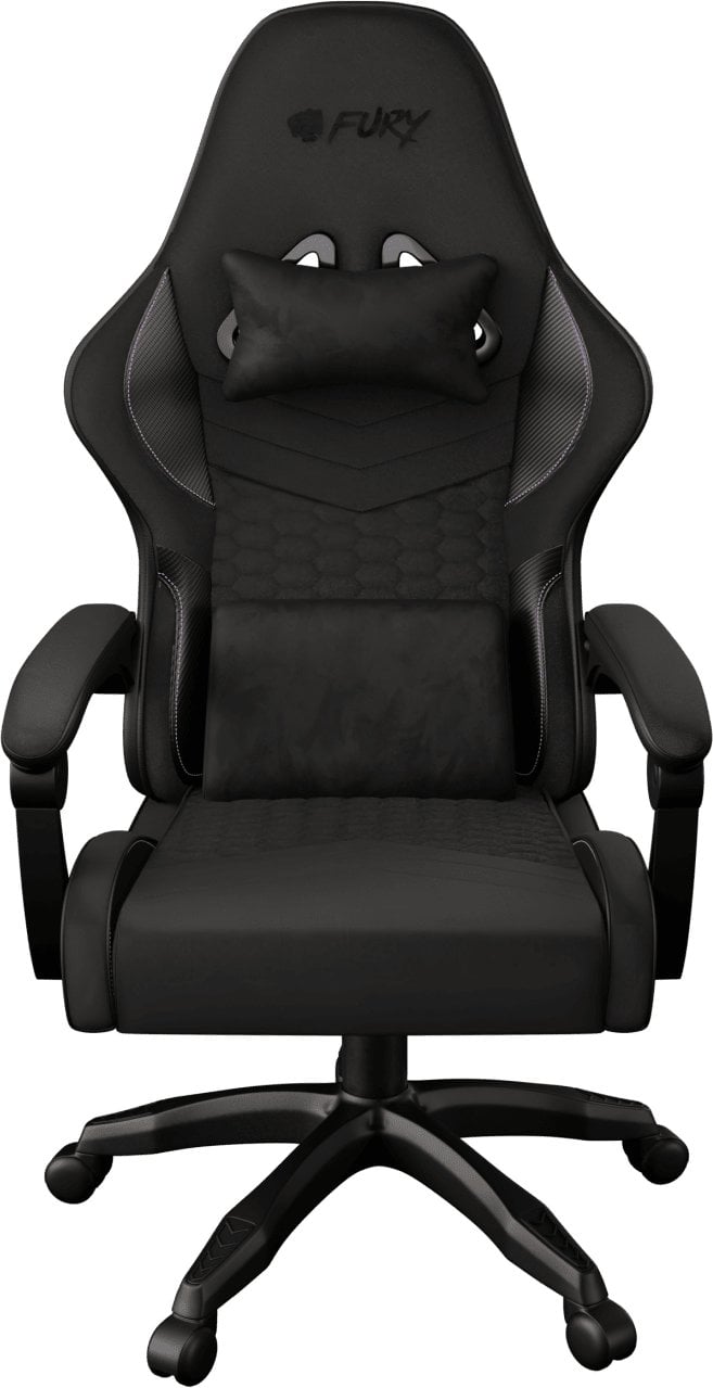 Karrige gaming Fury Shinai S4 Armchair, mekanizëm gas lift klase 4, jastëk lumbal, e zezë