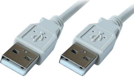 Kabllo USB PremiumCord USB 2.0 A-A M/M, 2m, gri