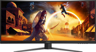 Monitor harkuar gaming AOC CU34G4Z, 34", WQHD 3440 x 1440, 240Hz, i zi e kuqe