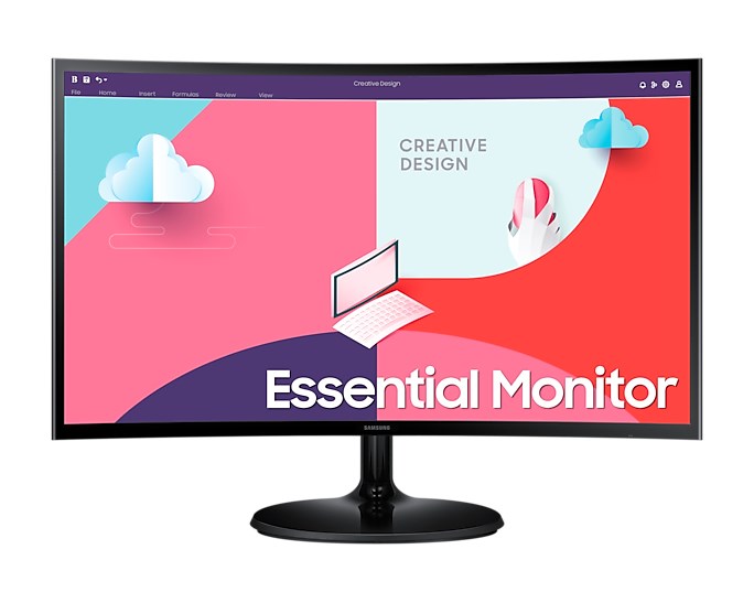 Monitor Samsung LS24C360EAUXEN, 24", 1920 x 1080, Full HD, 75 Hz, i zi