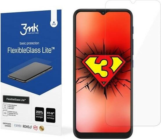 Xham mbrojtës 3MK FlexibleGlass Lite për Motorola Moto E7 Power, 0.16mm, transparent