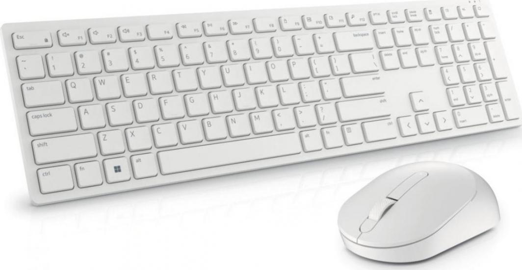 Set tastierë dhe maus Dell KM5221W, të bardha