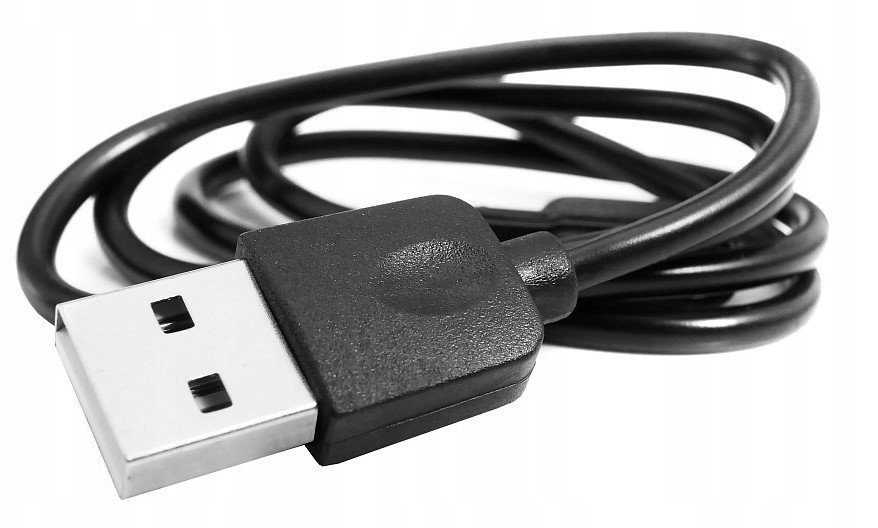 Kabllo karikimi për orë inteligjente Giewont Veltori VT360, 2.6 mm, e zezë
