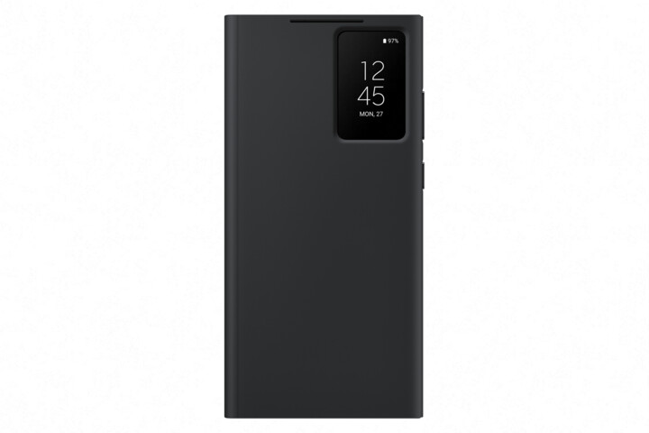 Këllëf Samsung Smart View për Galaxy S23 Ultra, i zi