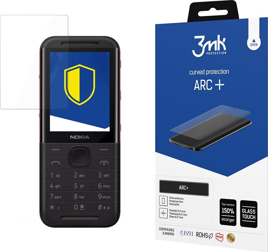 Folie mbrojtëse ekrani 3MK ARC+ për Nokia 5310 2020, transparente