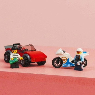 Set LEGO® City 60392 Car chase with dirt bike, 59 pjesë