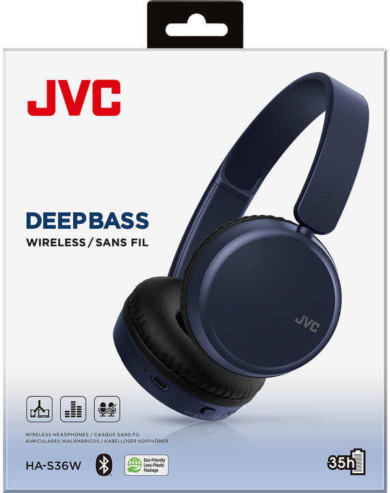 Kufje JVC HA-S36WAU, të kaltërta