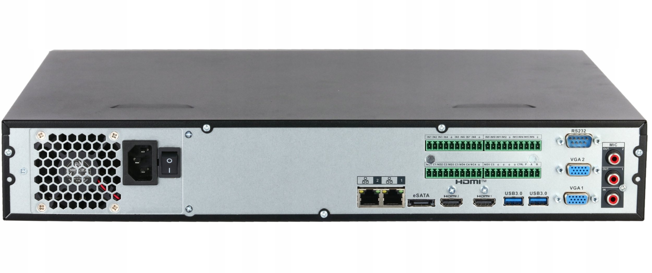 Мрежен регистратор Dahua DHI-NVR5464-EI2 WizSense, 64 IP канали, професионален