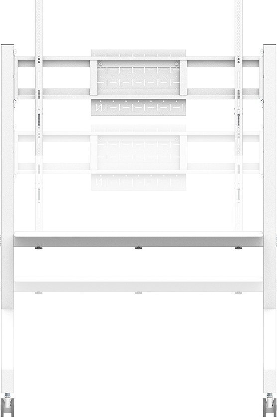 Stendë dyshemeje për TV Neomounts FL50-525WH1, 55"-86", me rrota, e bardhë